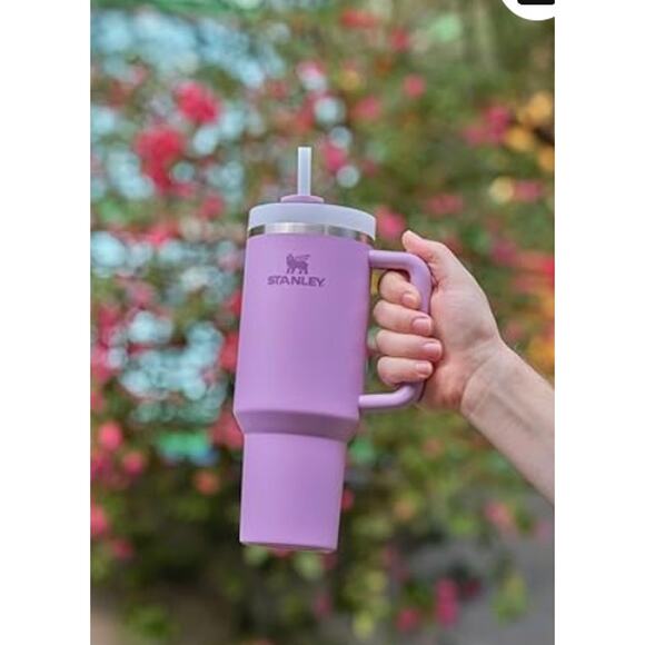 STANLEY Quencher 2.0 Tumbler with Handle and Straw 40 oz Color Light PurpleNWT - Picture 3 of 4